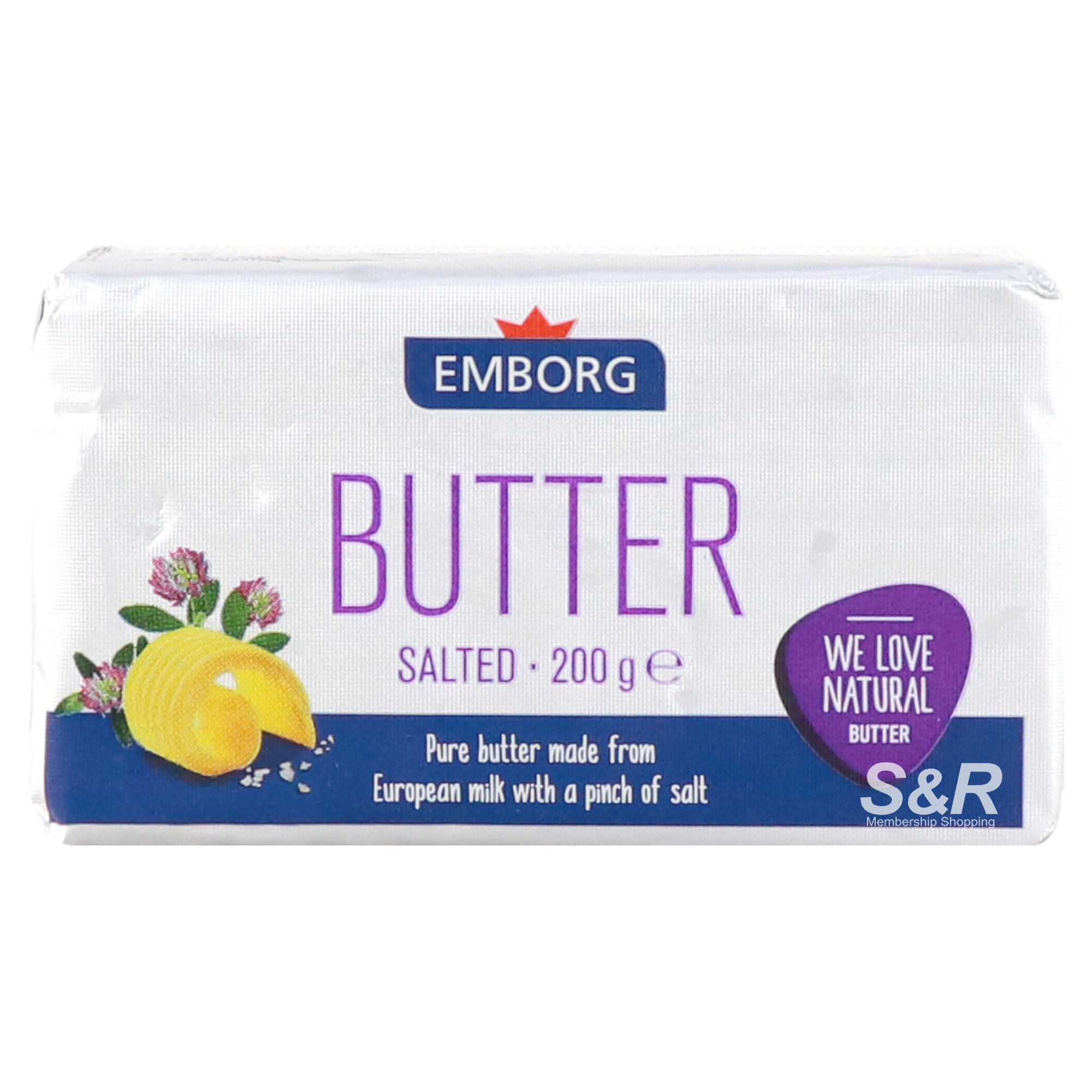 Emborg Butter Salted 200g